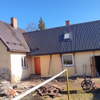 Elamu fassaadi renoveerimine ja terassi ehitus
