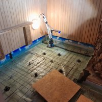 Sauna põranda kap.remont