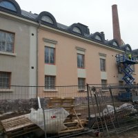 Fassaadi lubikrohvimine ja värvimine, korstna vuukimine